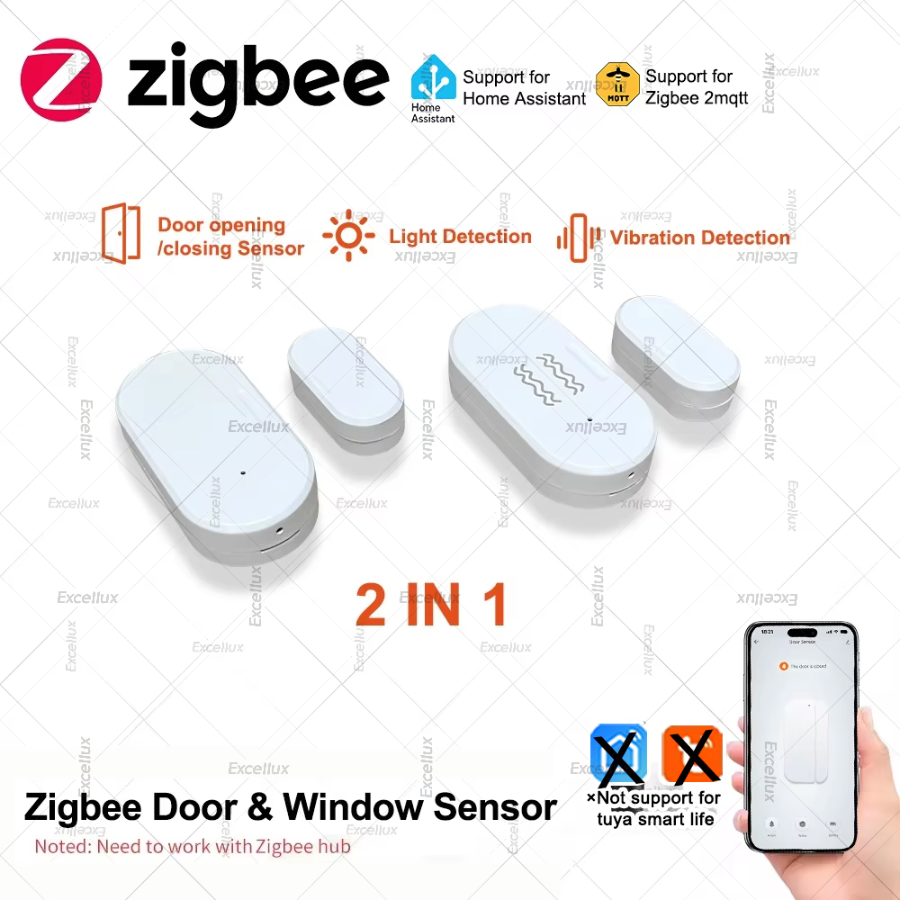 Home Security Door - زيجبي 3.0 مستشعر نافذة الباب مع