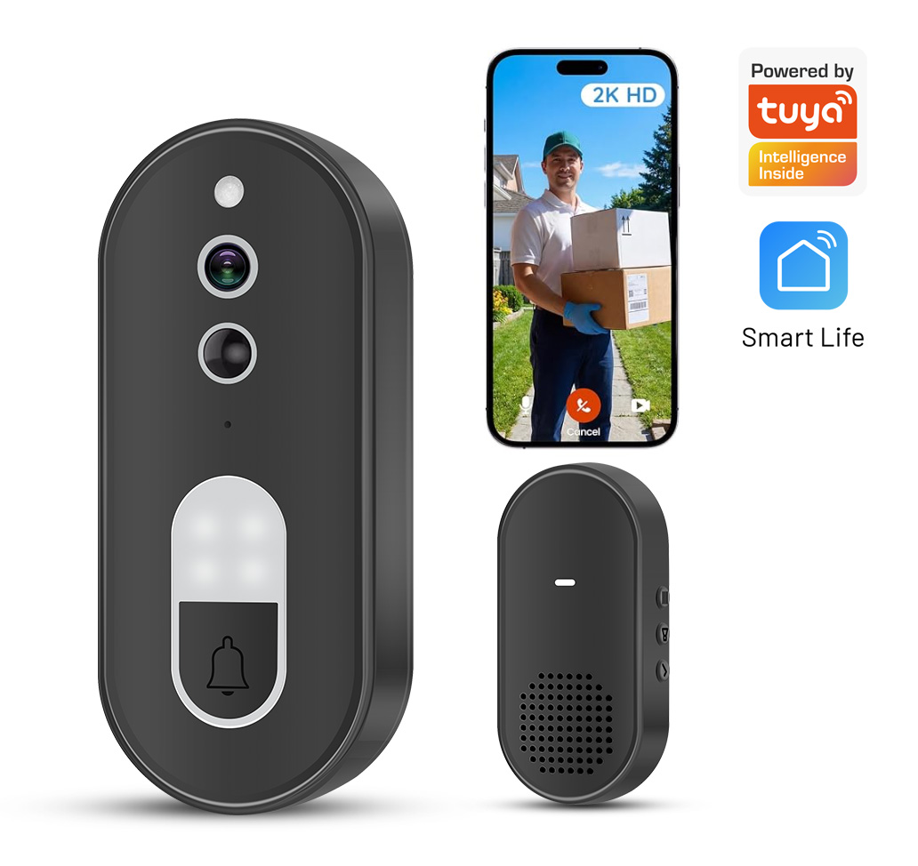 Home Security Monitoring Service - جرس باب ذكي لاسلكي واي فاي