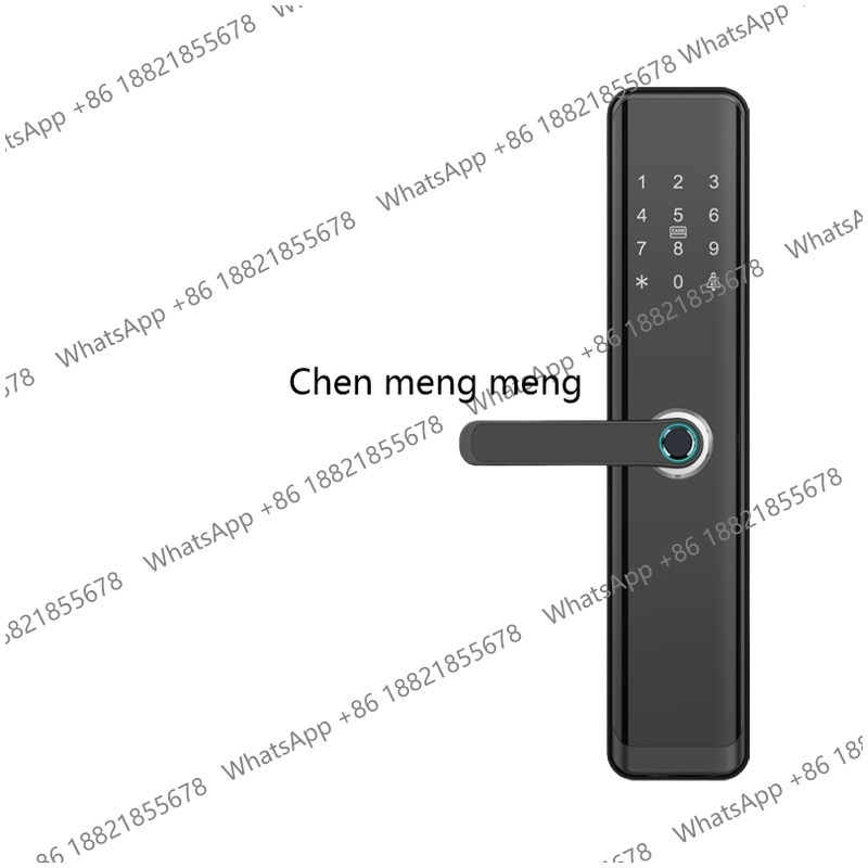 Home Security Battery Replacement - قفل باب ذكي بمقبض بصمة الإصبع