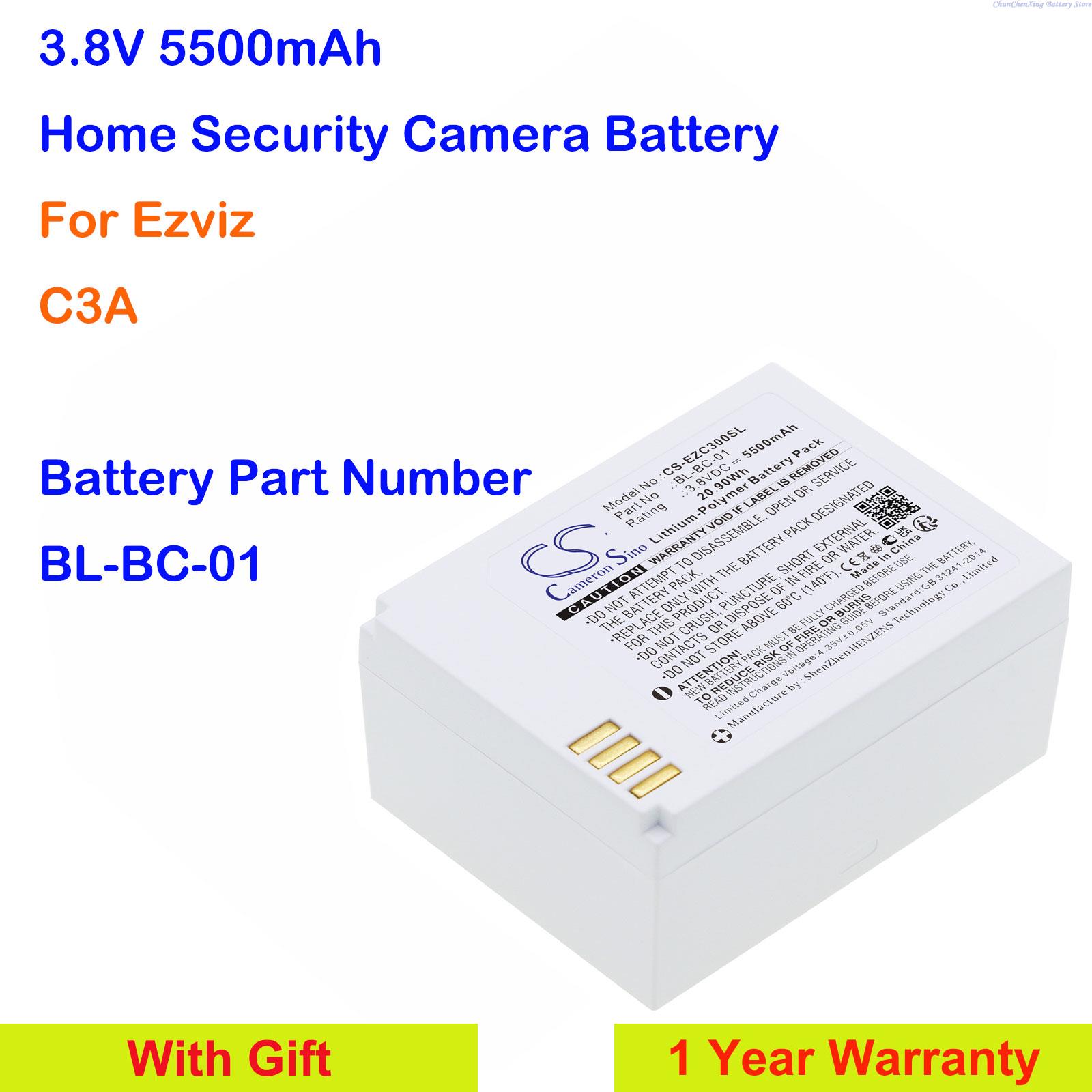 Home Security Battery Replacement - كاميرون سينو 3.8 فولت 5500 مللي