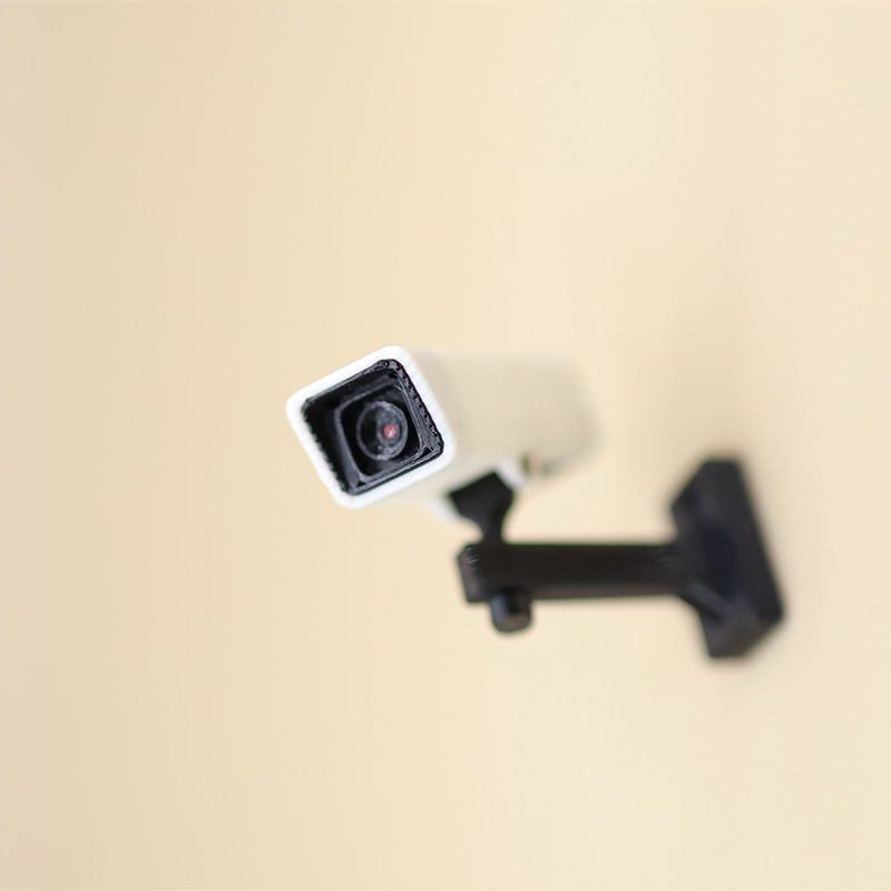 Home Security With Camera - كاميرا مراقبة مصغرة بمقياس 1/12 للديكور