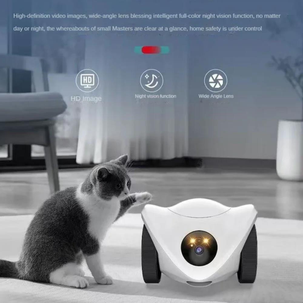 Home Security Robot Dog - كاميرا روبوت للحيوانات الأليفة 2MP HD