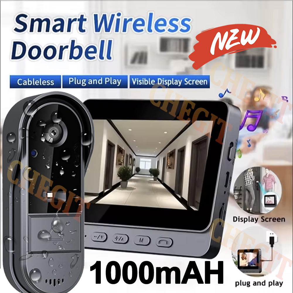 Home Security Monitoring Service - كاميرا جرس الباب اللاسلكية واي فاي