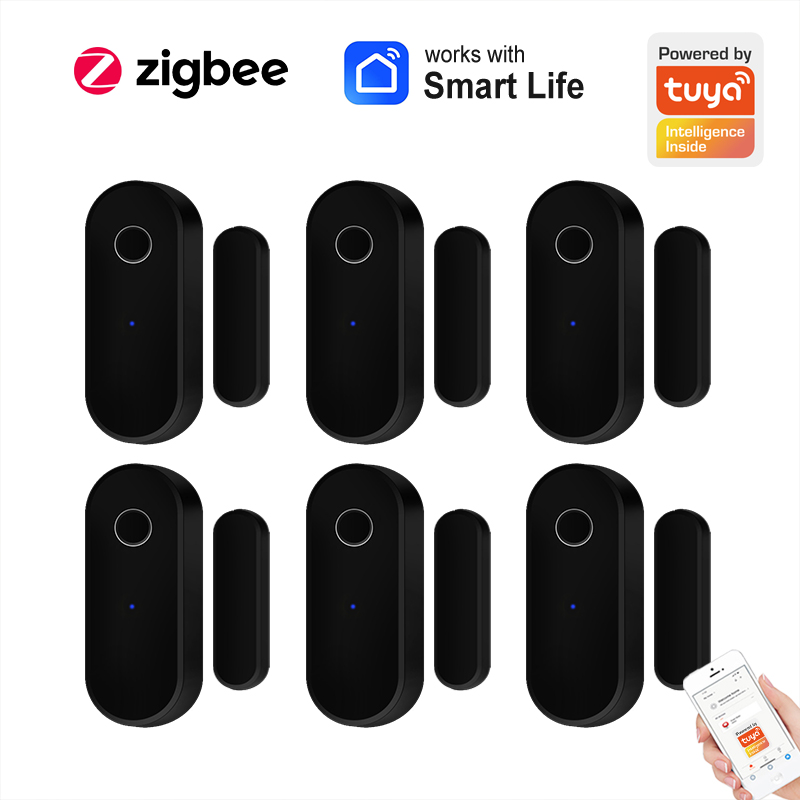 Home Security Technology - Tuya Smart Zigbee مستشعر الباب نافذة