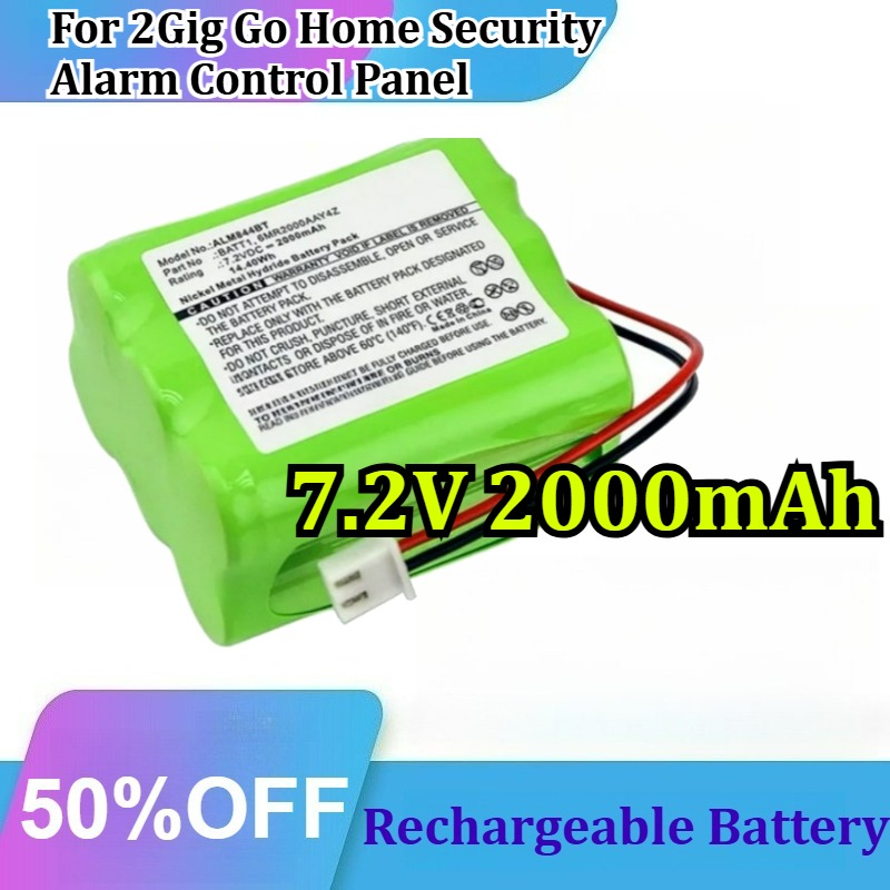 Home Security Battery Replacement - بطارية قابلة لإعادة الشحن 7.2 فولت