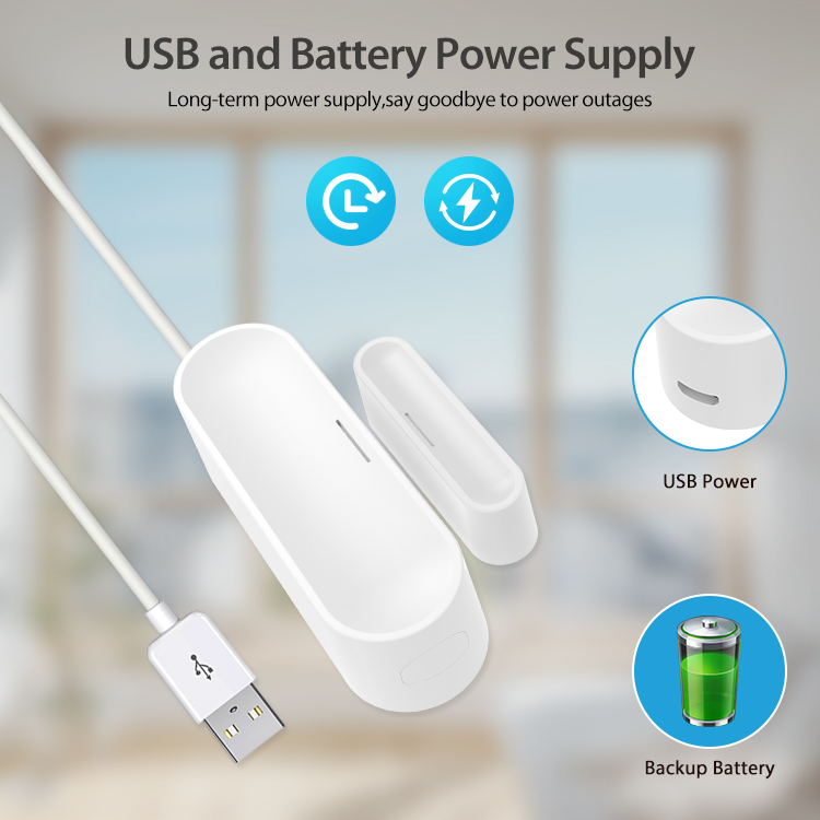 Home Security Battery - مستشعر ذكي للأبواب والنوافذ من تويا،