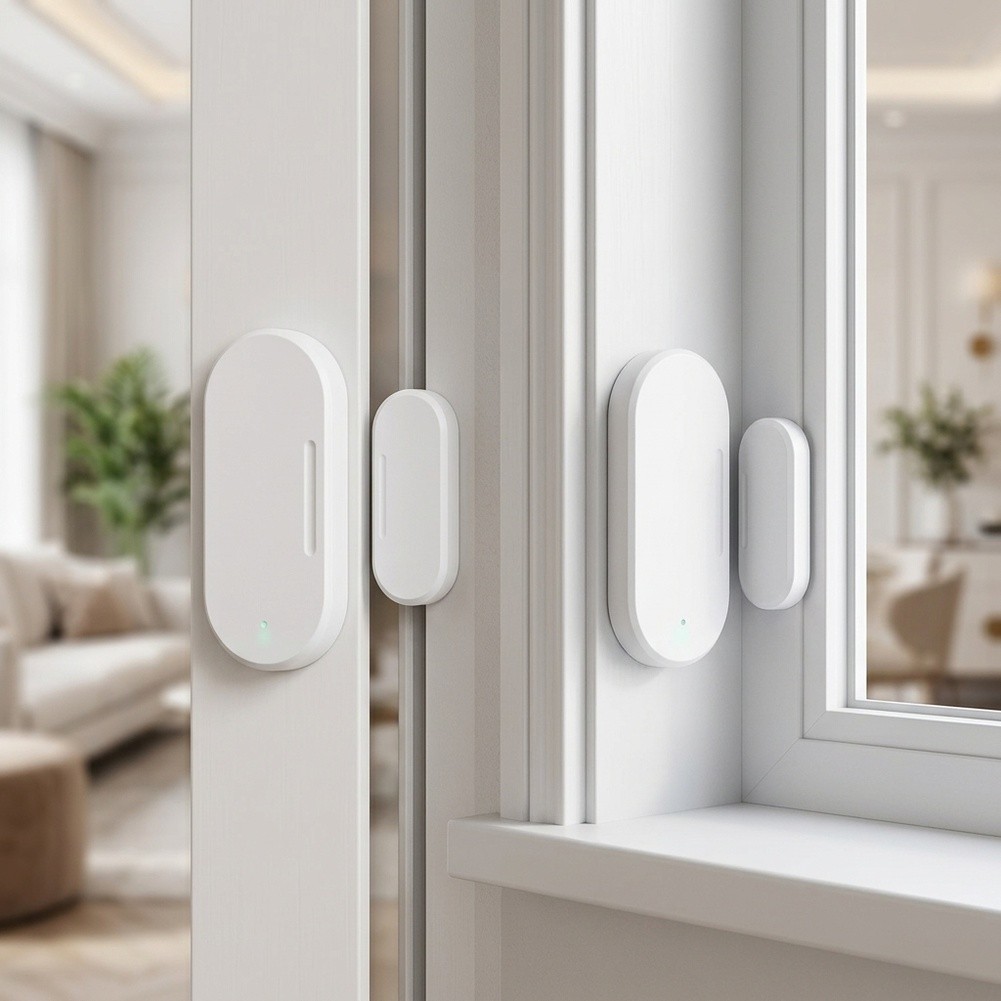 مستشعر الأبواب والنوافذ بتقنية - مراجعة Home Security Door وسعره