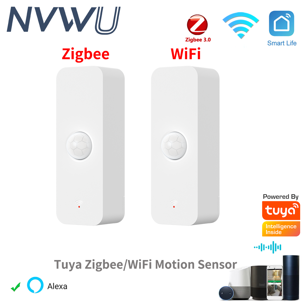 Tuya WiFi Zigbee PIR محس حركة  - مراجعة Home Security Technology وسعره