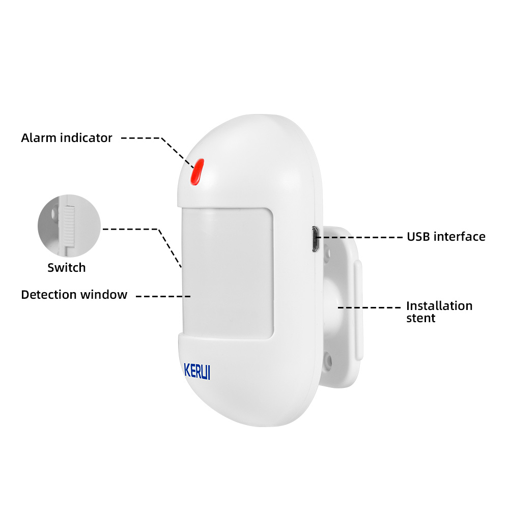 KERUI اللاسلكية PIR محس حركة ك - مراجعة Home Security Battery وسعره