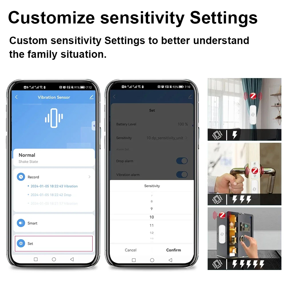 الذكية زيجبي الاهتزاز الاستشعا - مراجعة Home Security Technology وسعره