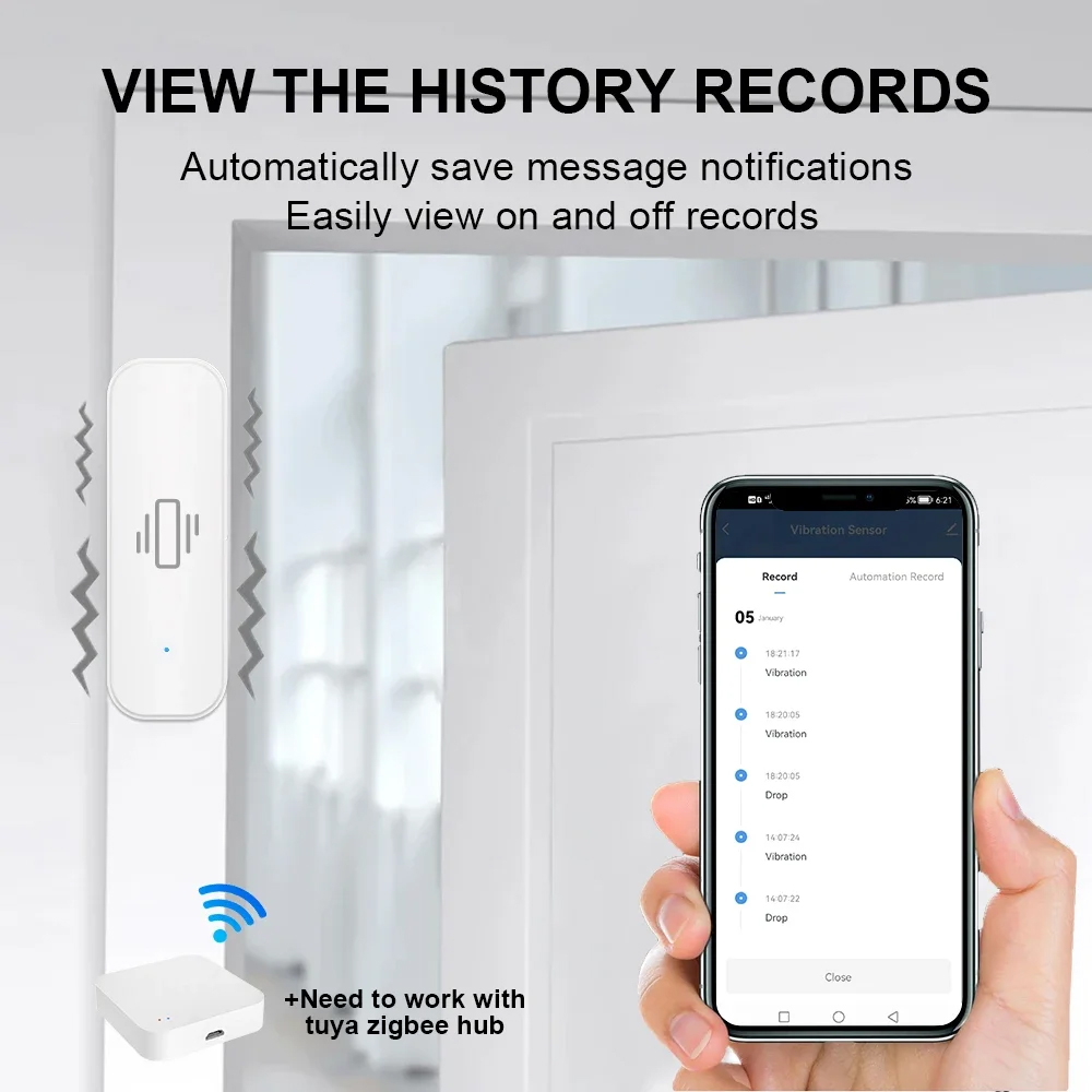 الذكية زيجبي الاهتزاز الاستشعا - مراجعة Home Security Technology وسعره