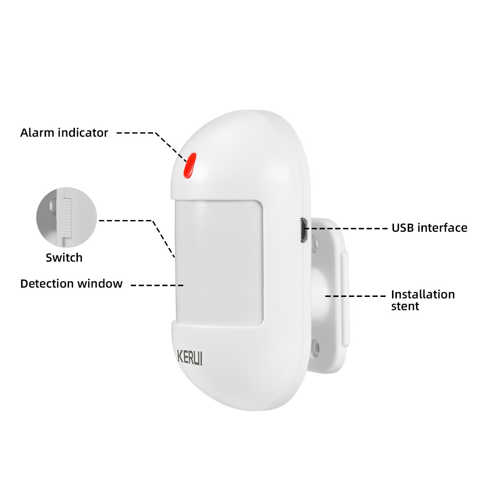 KERUI اللاسلكية PIR محس حركة ك - مراجعة Home Security Battery وسعره