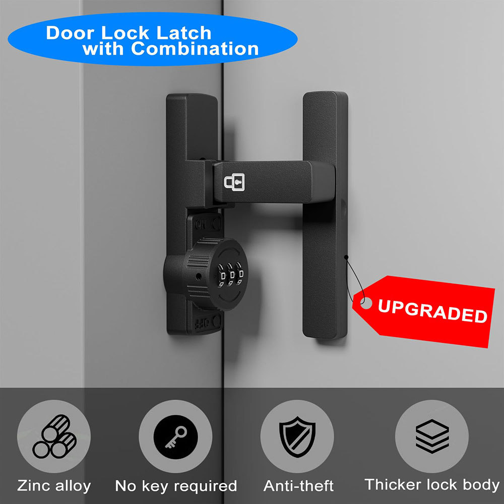 قفل باب الحظيرة الآمن مكون من  - مراجعة Home Security Door وسعره
