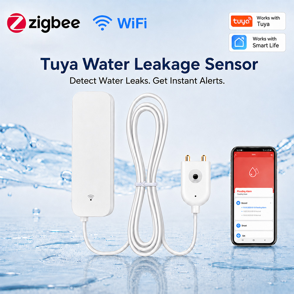جهاز استشعار تسرب المياه بتقني - مراجعة Home Security Technology وسعره