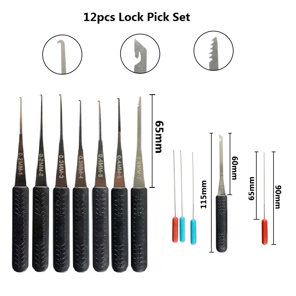 5IN1 أداة إخراج القفل المكسور  - مراجعة Lock Picking Set وسعره