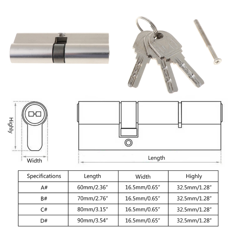 قفل أسطوانة قفل باب الدخول مع  - مراجعة Home Security Door وسعره