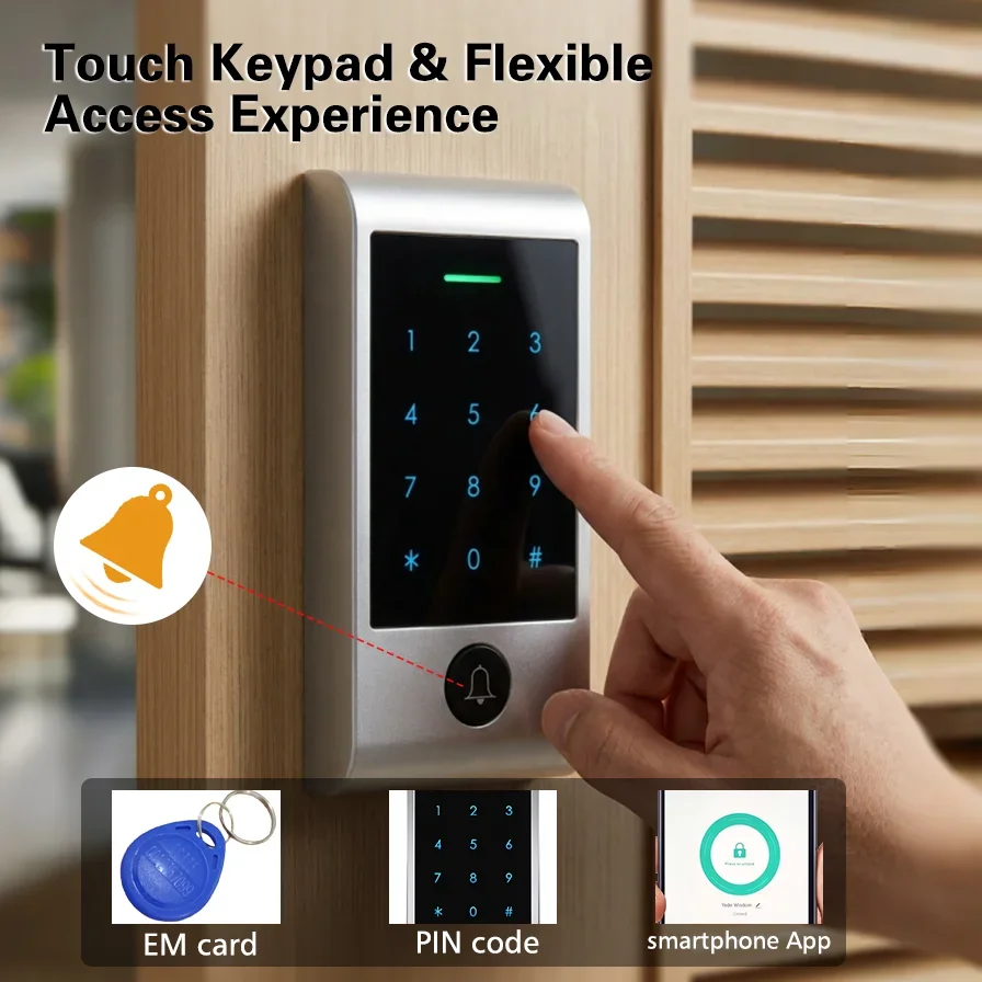 نظام تحكم عن بعد متقدم عبر واي - مراجعة Home Security Door وسعره