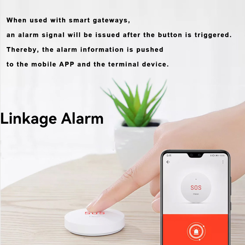 زيجبي تويا SOS زر الطوارئ نظام - مراجعة Home Security Tips وسعره