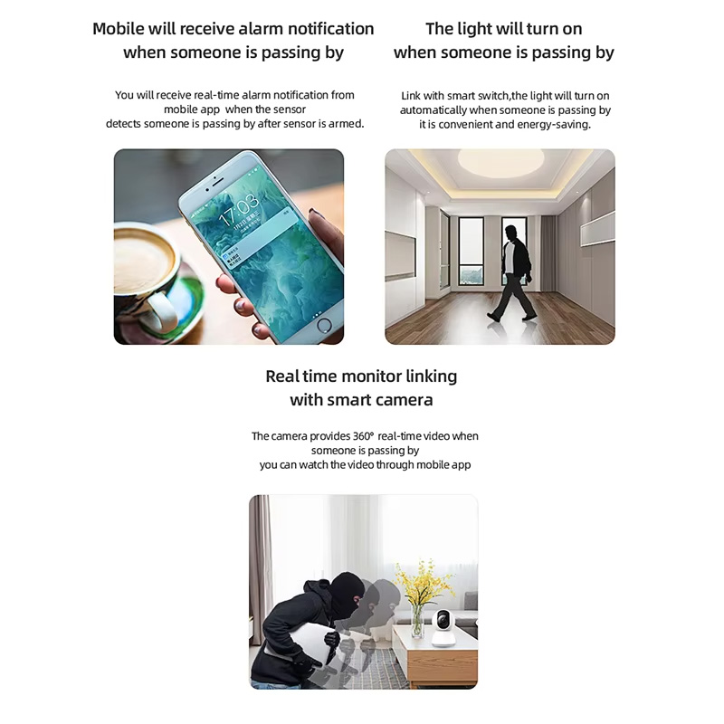 مستشعر حركة ذكي بتقنية PIR وWi - مراجعة Home Security Technology وسعره