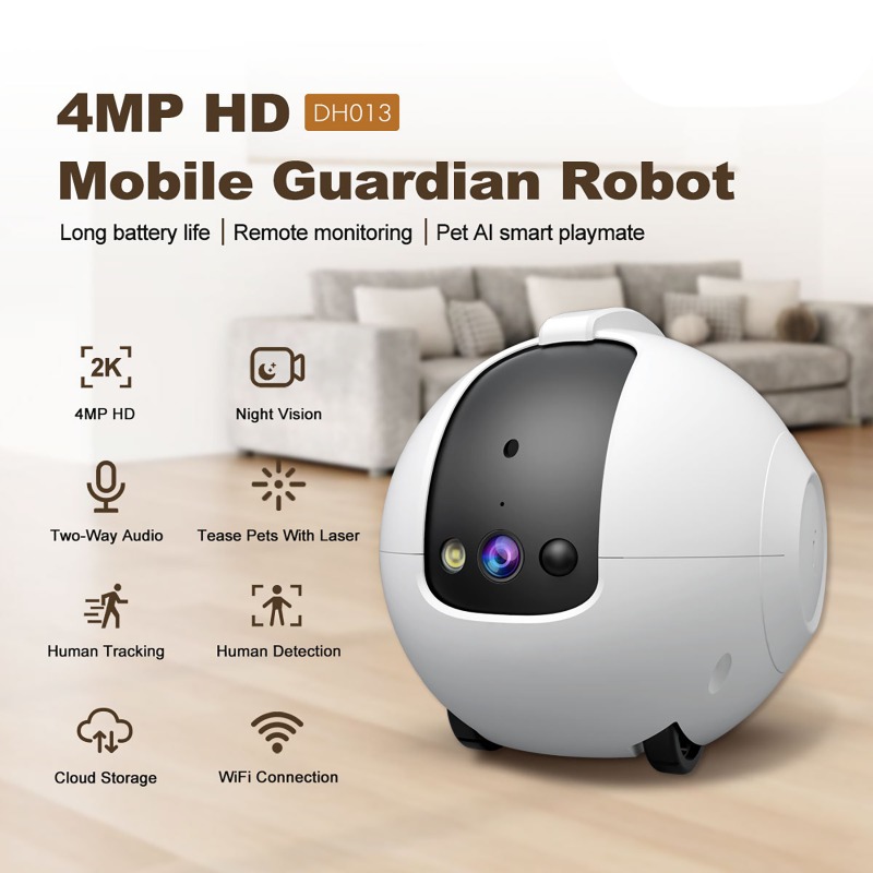 كاميرا مراقبة منزلية ذكية متنق - مراجعة Home Security Robot Dog وسعره