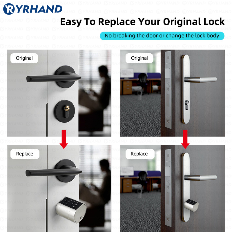 قفل باب أسطواني أوروبي ذكي ttl - مراجعة Home Security Tips وسعره