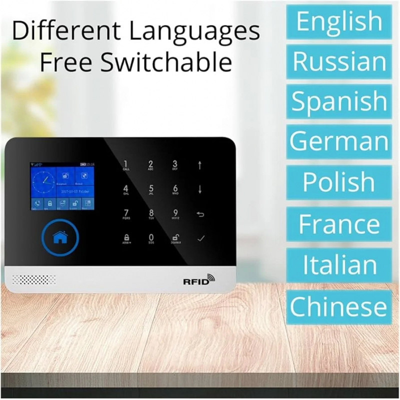 نظام إنذار أمان منزلي ذكي من ت - مراجعة Home Security Using Gsm وسعره