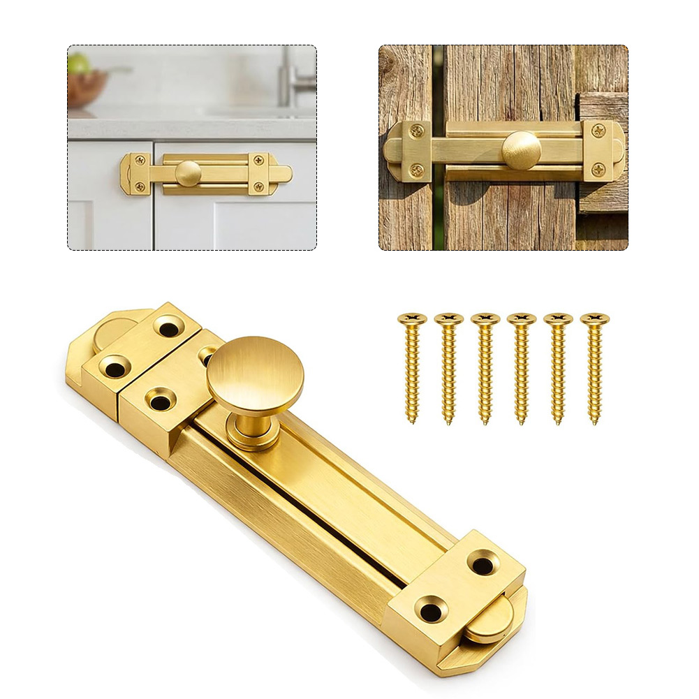 قفل باب منزلق من النحاس الصلب  - مراجعة Home Security Door وسعره