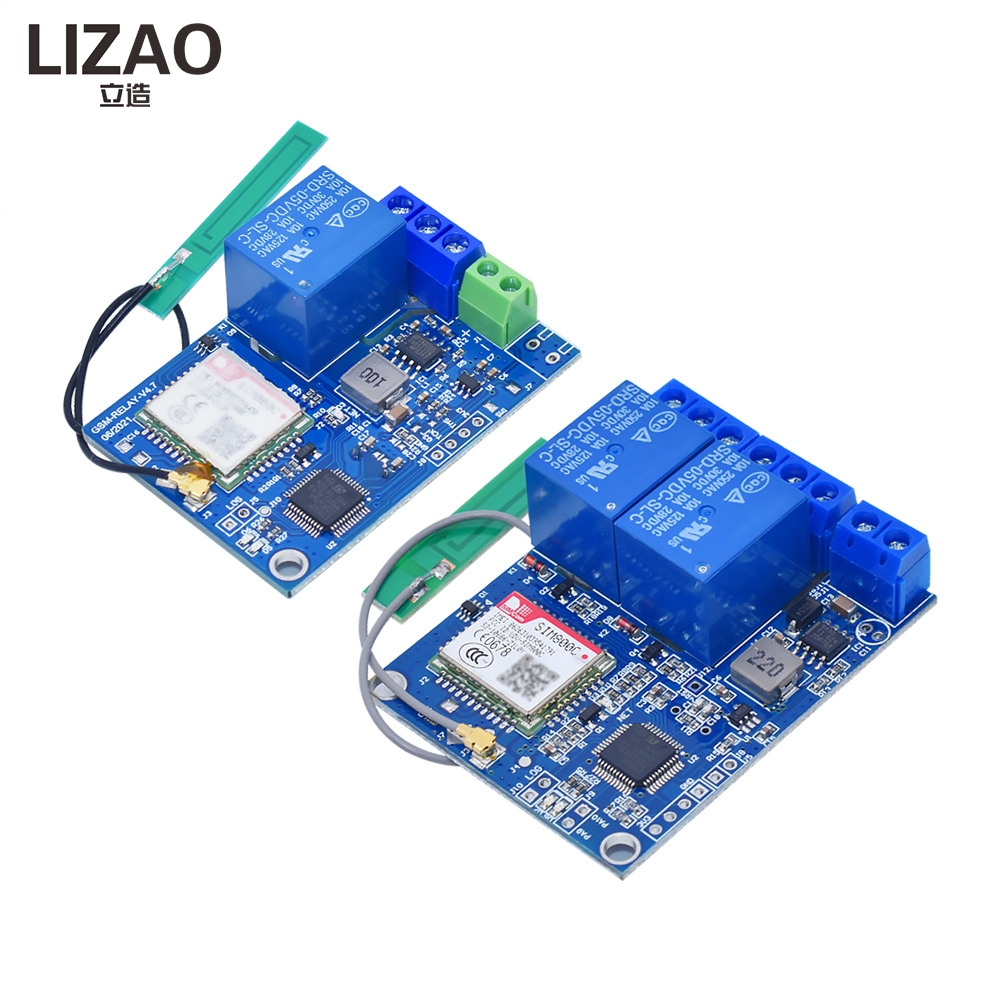 وحدة تحكم LIZAO بقناتين GSM SM - مراجعة Home Security Using Gsm وسعره
