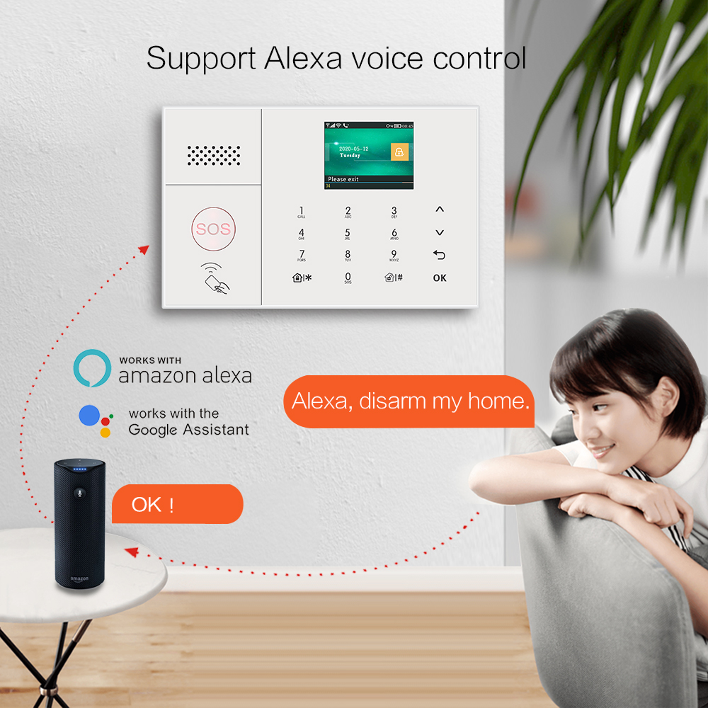 أفضل المبيعات نظام أمان إنذار  - مراجعة Home Security Using Gsm وسعره