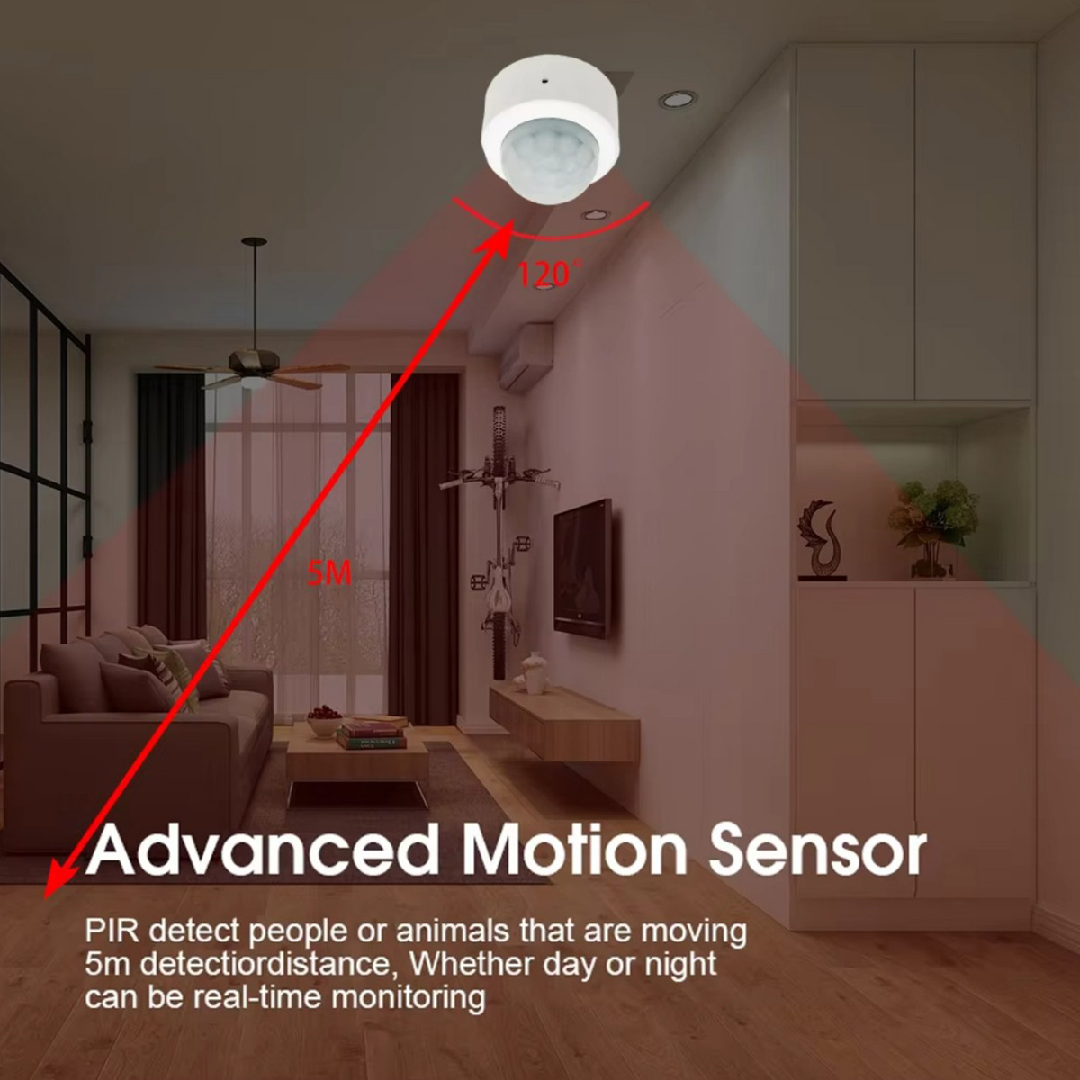 مستشعر حركة صغير Zigbee3.0 لاس - مراجعة Home Security Technology وسعره