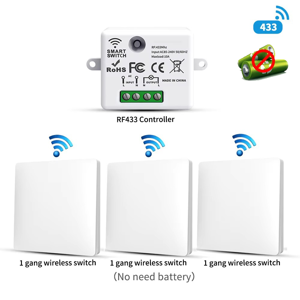 مفتاح إضاءة لاسلكي ذاتي الطاقة - مراجعة Home Security Battery وسعره