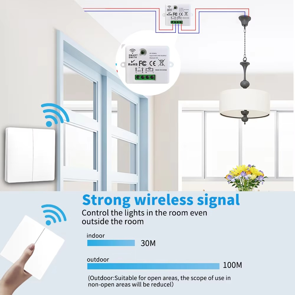 مفتاح إضاءة لاسلكي ذاتي الطاقة - مراجعة Home Security Battery وسعره