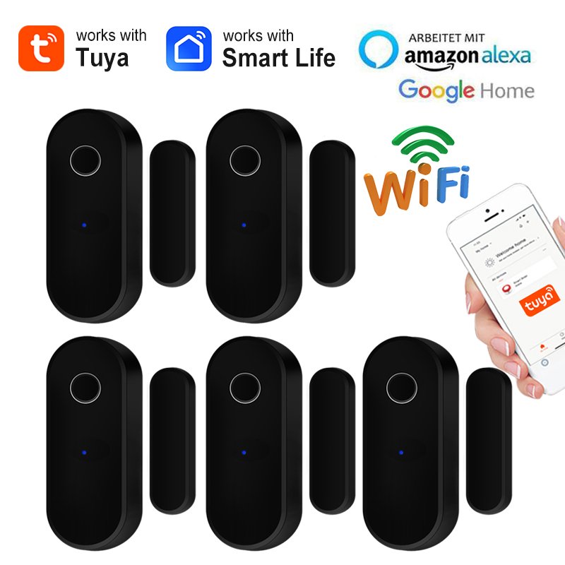 Tuya WiFi Door Open Close Dete - مراجعة Home Security Technology وسعره