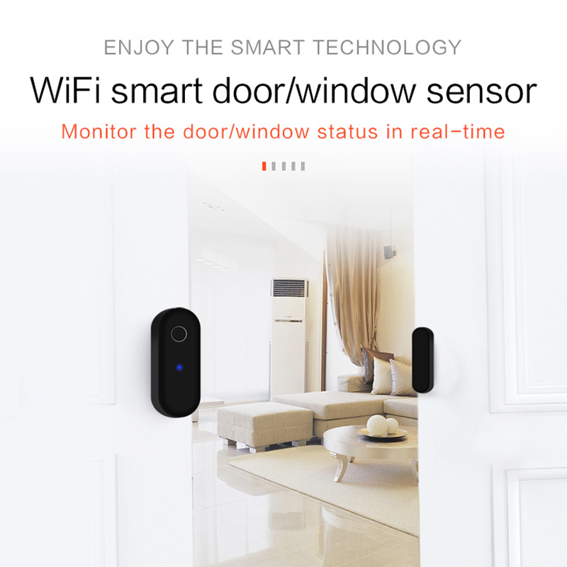 Tuya WiFi Door Open Close Dete - مراجعة Home Security Technology وسعره