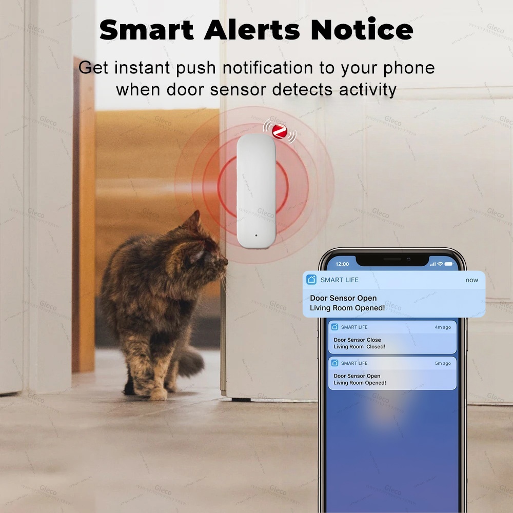 Tuya Zigbee مستشعر نافذة الباب - مراجعة Home Security Technology وسعره
