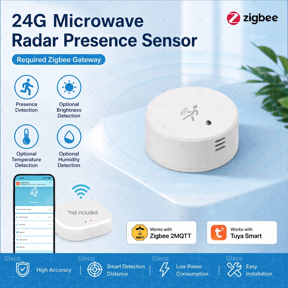 مستشعر وجود الإنسان بتقنية Zig - مراجعة Home Security Battery وسعره