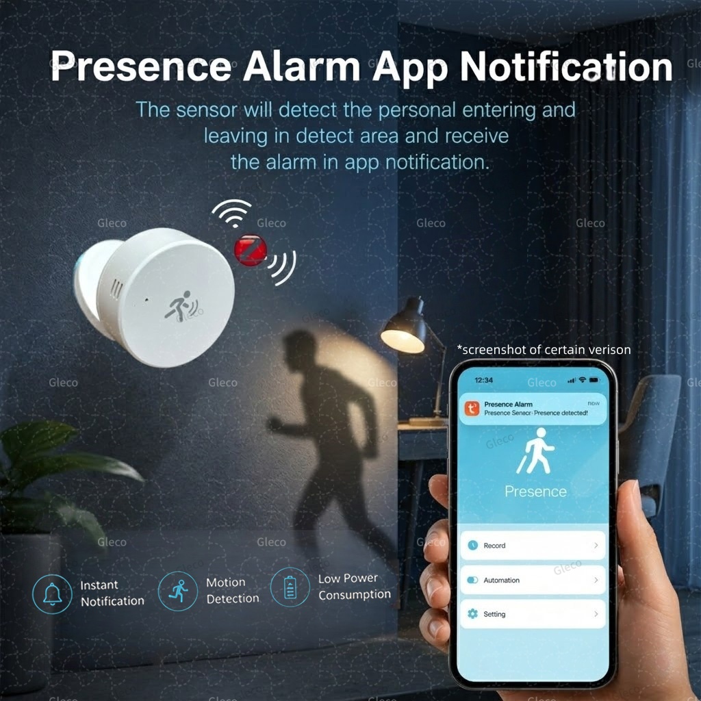 مستشعر وجود الإنسان بتقنية Zig - مراجعة Home Security Battery وسعره