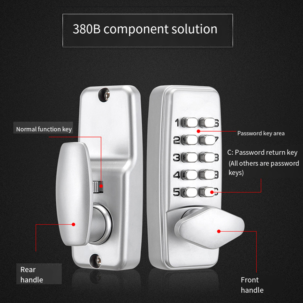 قفل ميكانيكي للأرقام للشقق وال - مراجعة Home Security Number وسعره