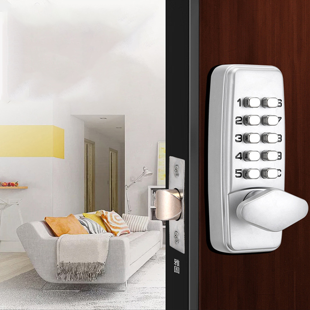قفل ميكانيكي للأرقام للشقق وال - مراجعة Home Security Number وسعره